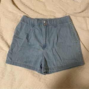 DENIZEN From Levi's A Line Shorts Womens 6 | 28 Blue Denim Loose Relaxed